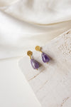 Amethyst Drop Earrings 925° - ELINART