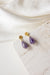 Amethyst Drop Earrings 925° - ELINART