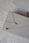 Amethyst Drop Necklace 925° - ELINART