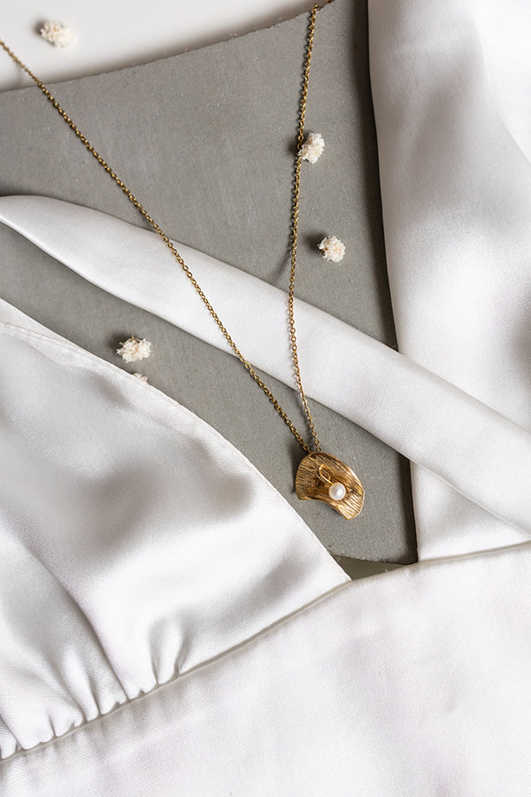 κολιε-ατσαλινο-μαργαριταρι