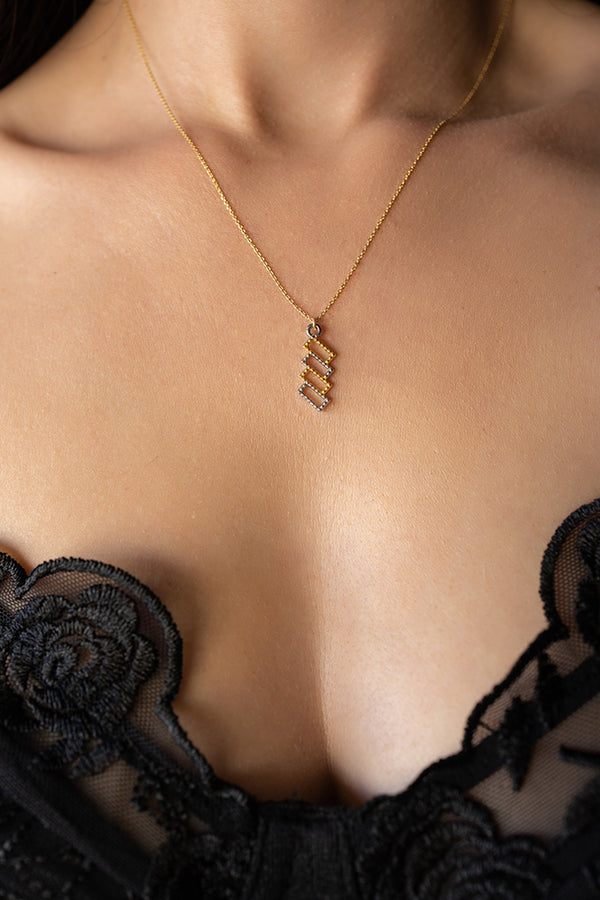 κολιε-διχρωμο-925