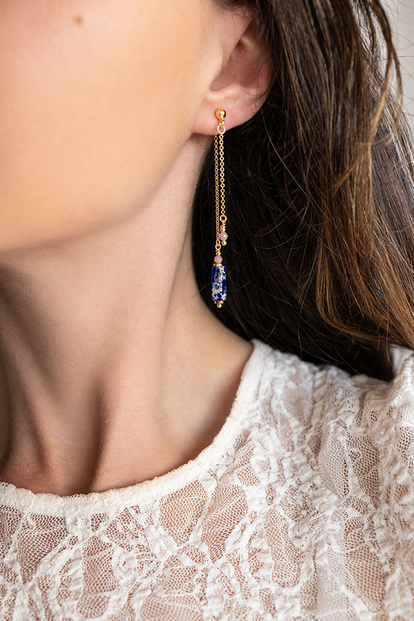 Josephine Double Earrings 925° - ELINART