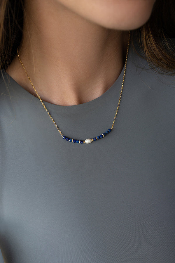 κολιε-lapis-μαργαριταρι