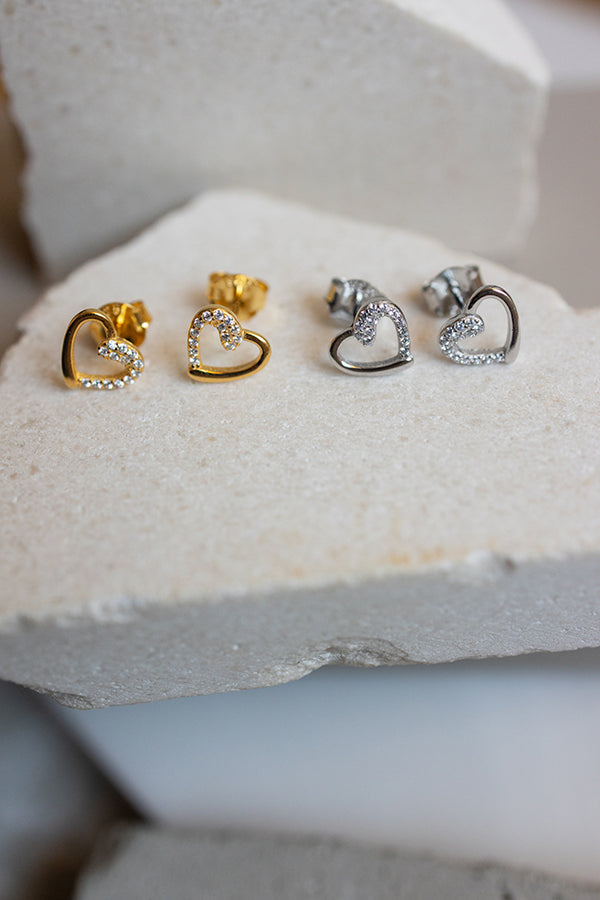 σκουλαρικια-καρδια-925