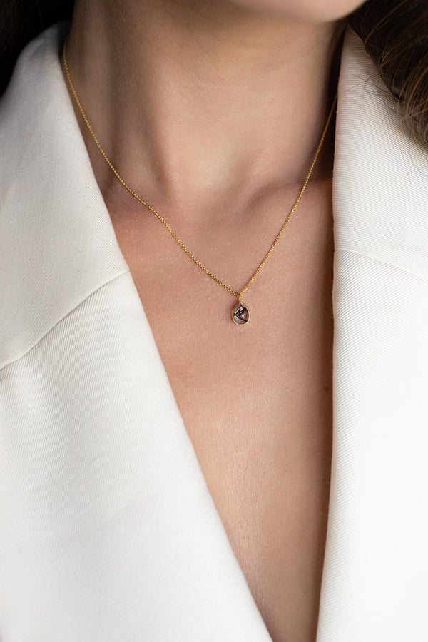 κολιε-925-ρουτιλιο