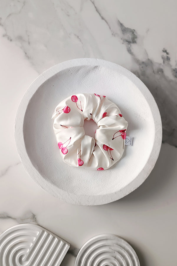 Χειροποίητο Scrunchie Cherries - ELINART