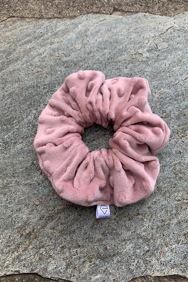 χειροποιητο-scrunchie-ροζ