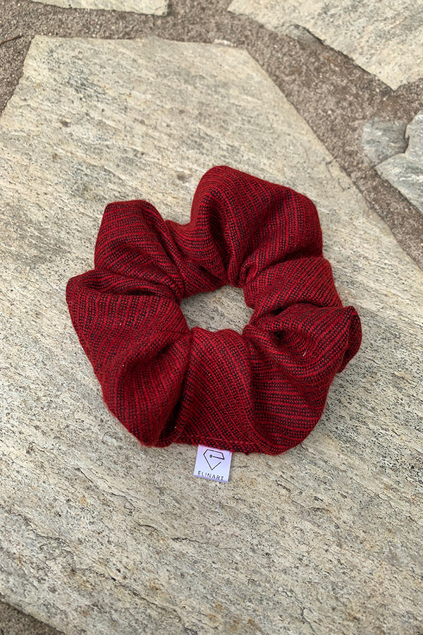 χειροποίητο-scrunchie-κοκκινο