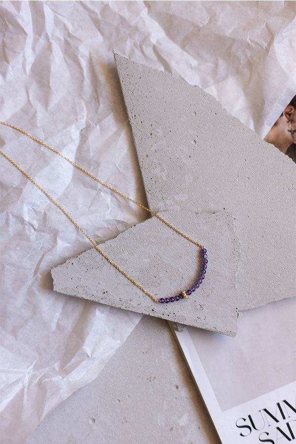 Amethyst Necklace 925° - Elinart