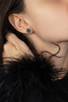 Arya Round Earrings Small - Elinart