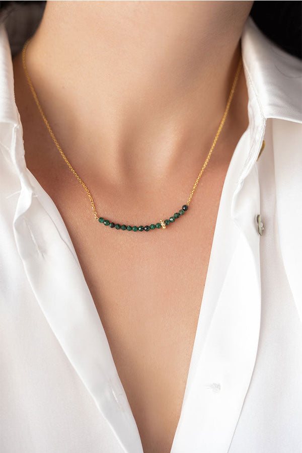 Blood Stone Necklace 925° - Elinart