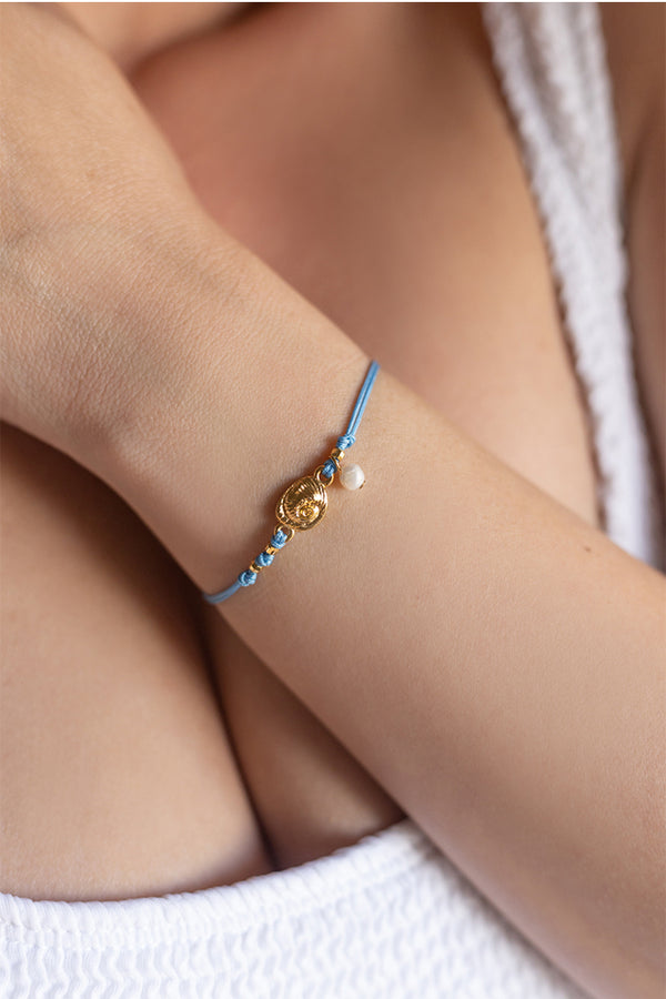 βραχιολι-γαλαζιο-κοχυλι