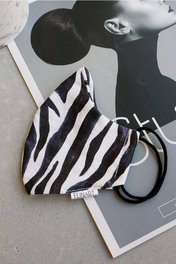 Χειροποίητη Μάσκα Ζέβρα - Elinart