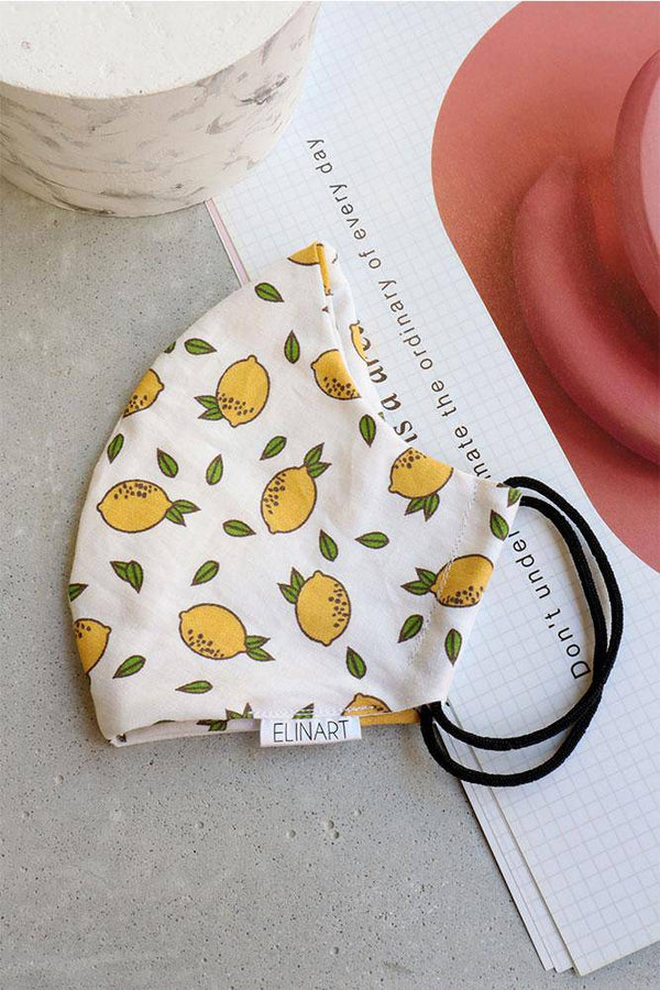 Χειροποίητη Μάσκα Λεμόνια - Elinart