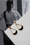 Black Vitraux Earrings - Elinart