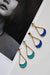 Blue Vitraux Earrings - Elinart