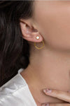 Circle Ear Jackets White - Elinart