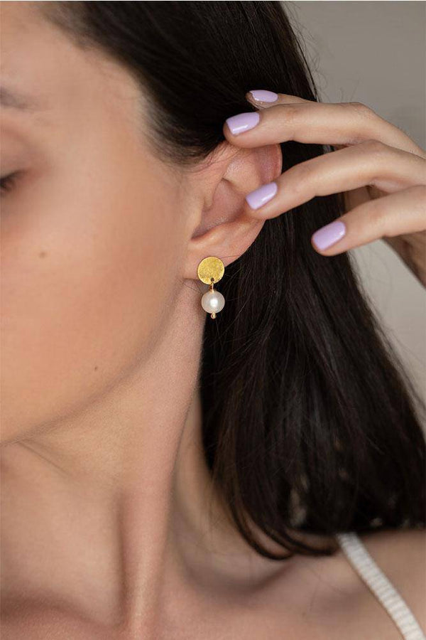Just Pearl Earrings 925° - Elinart