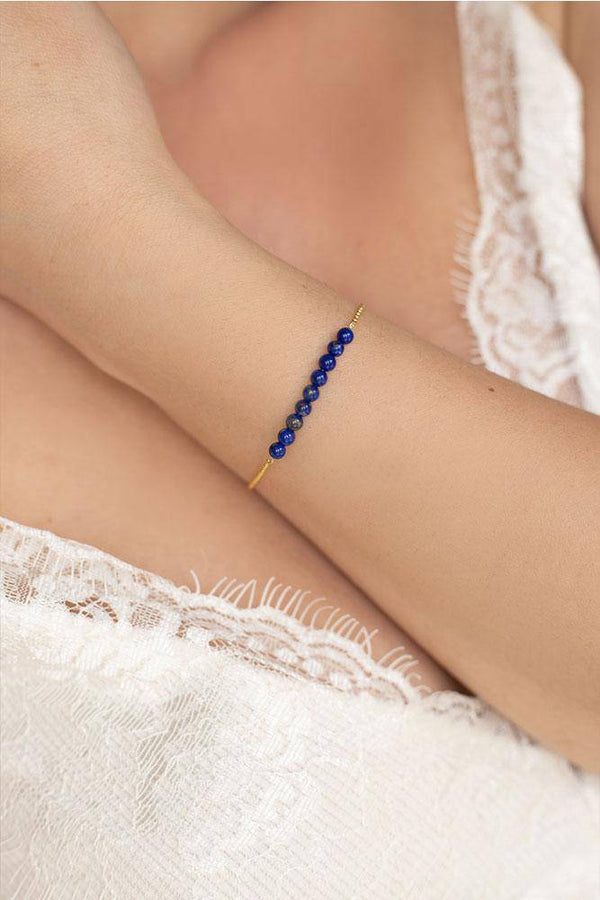 Lapis Lazulis Bracelet 925° - Elinart