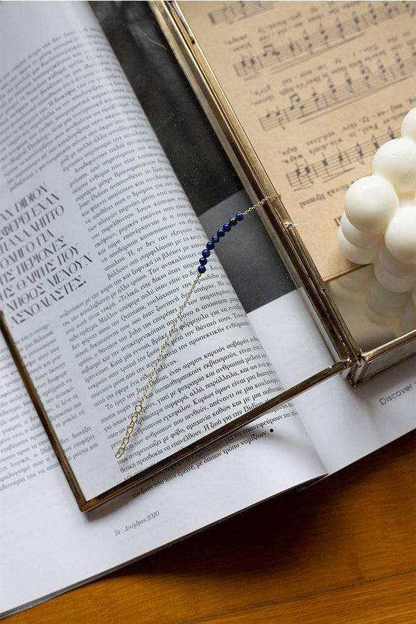 Lapis Lazulis Bracelet 925° - Elinart