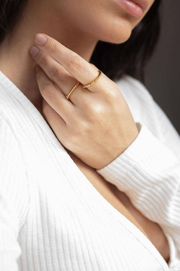 Minimal Stripes Ring - Elinart