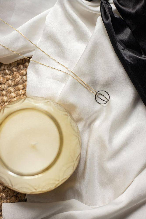 Miriam Black Necklace 925° - Elinart