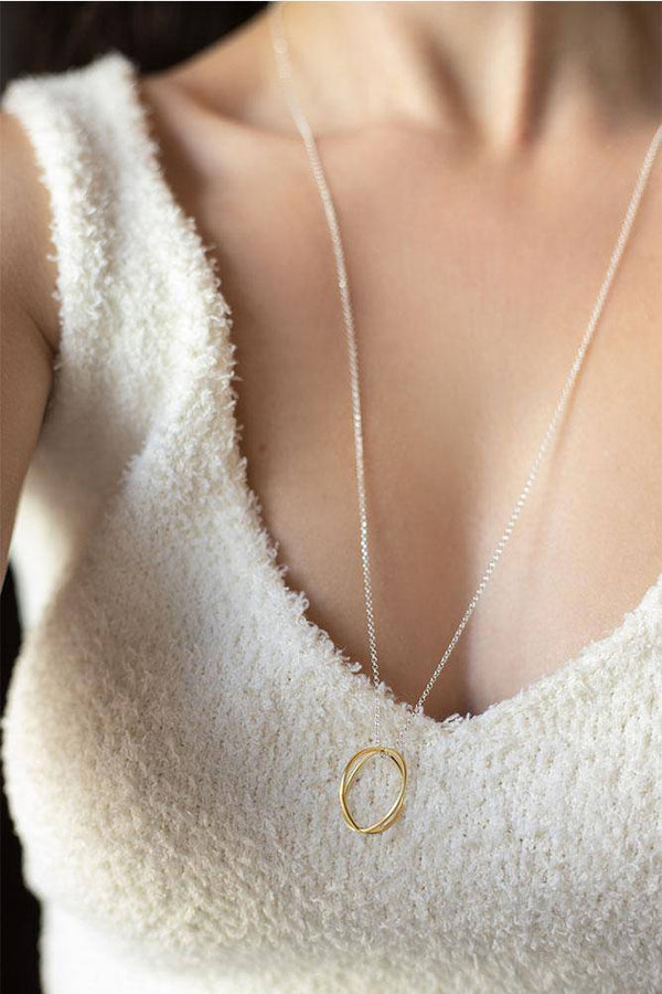 Miriam Gold Necklace 925° - Elinart