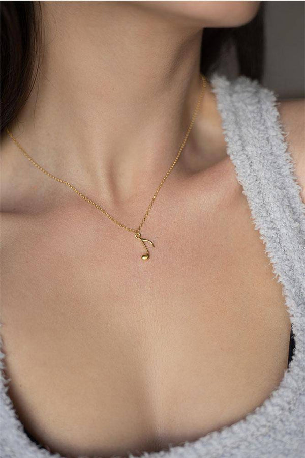 Music Necklace Gold - Elinart