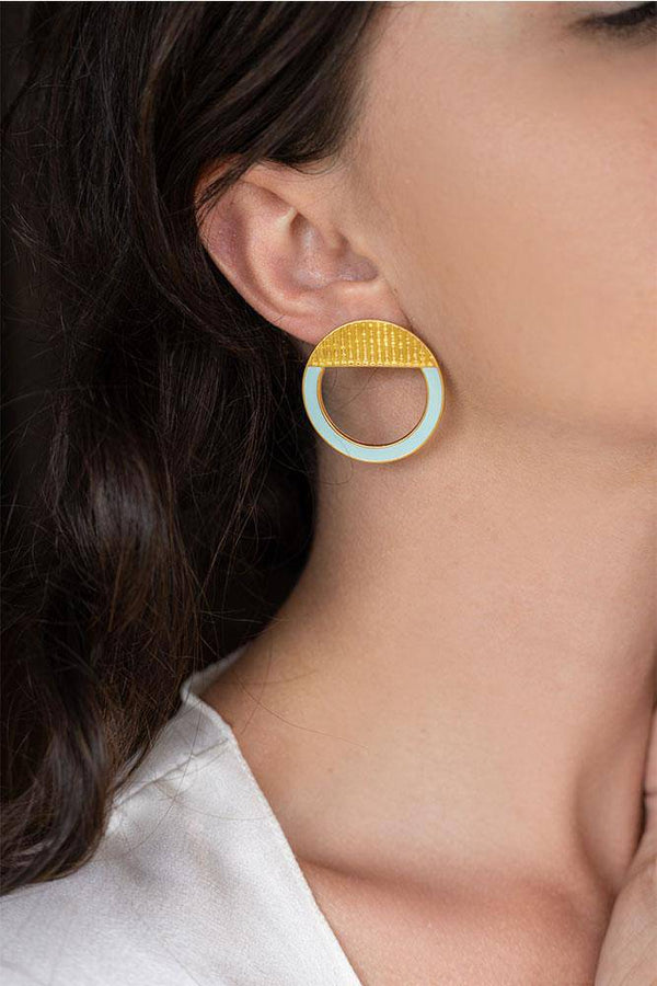 Olivia Earrings Aqua - Elinart
