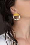 Olivia Earrings White - Elinart