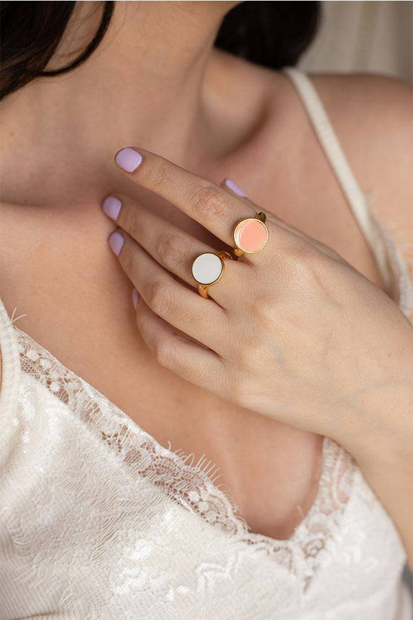 Pastel Round Ring - Elinart