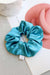 Χειροποίητο Scrunchie Πετρόλ - Elinart