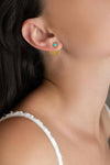 Seashell Ear Jackets Aqua - Elinart