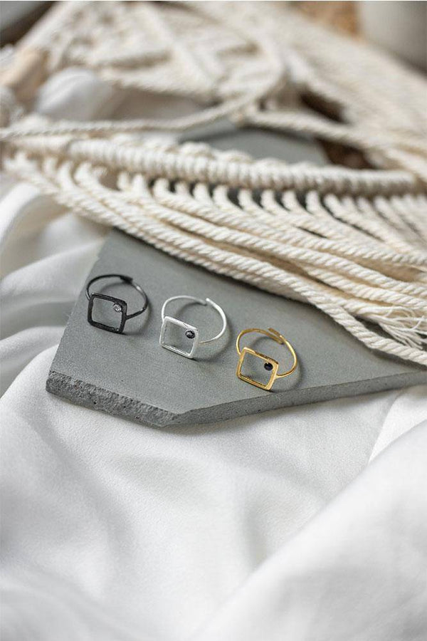 Square Ring 925° - Elinart