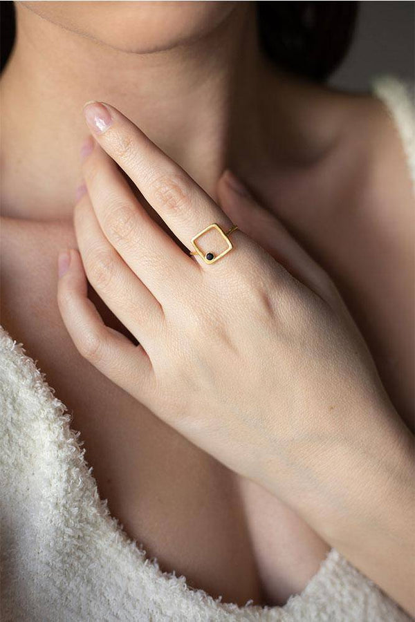 Square Ring 925° - Elinart