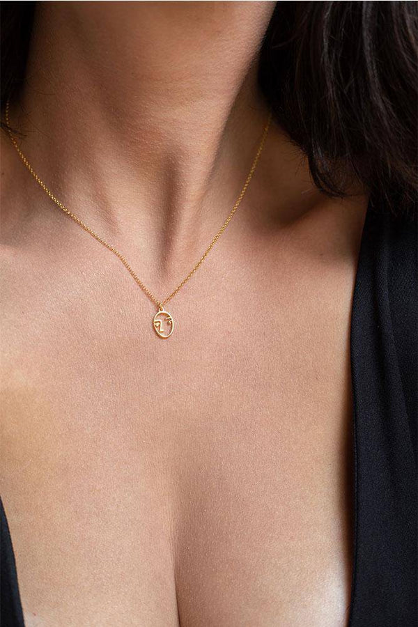 The Face Necklace 925° - Elinart