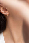 Tiny Curly Hoops Earrings 925° - Elinart