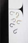 Tiny Curly Hoops Earrings 925° - Elinart