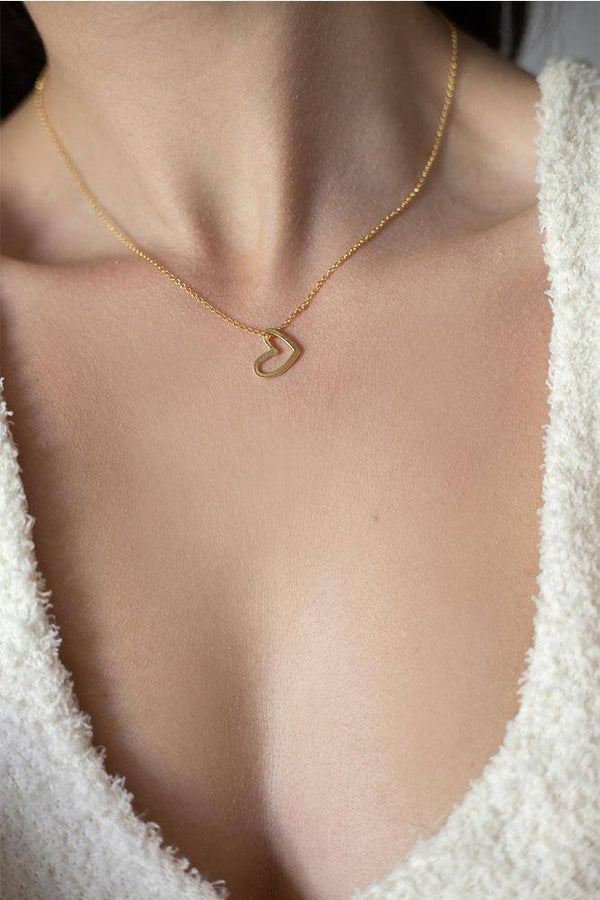 Tiny Heart Necklace 925° - Elinart