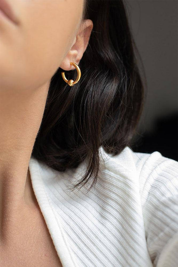 Tiny Hoops Earrings - Elinart