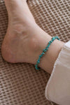 Turquoise Chips Anklet - Elinart