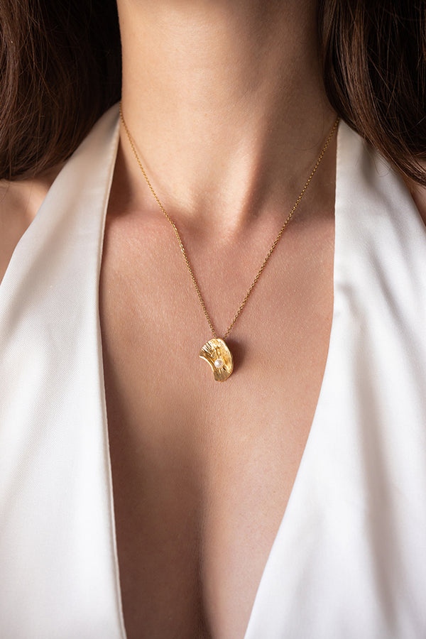 κολιε-ατσαλινο-μαργαριταρι