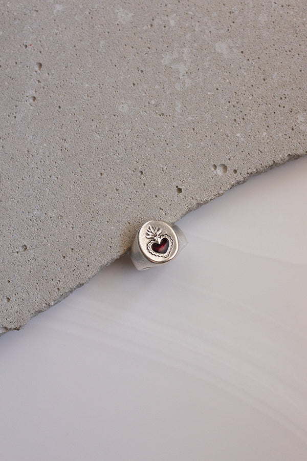 δαχτυλιδι-καρδια-επαργυρο