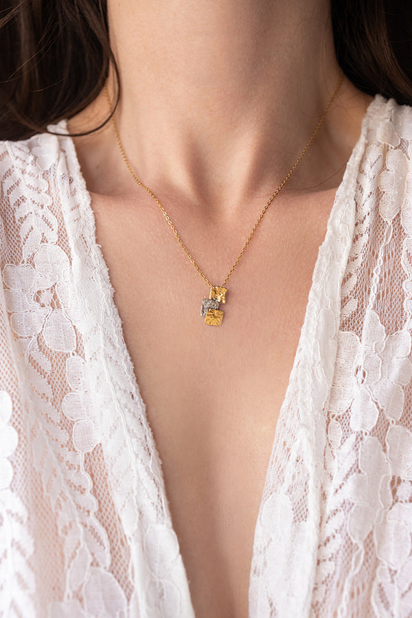 διχρωμο-ατσαλινο-κολιε