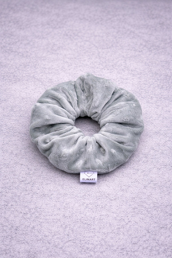 χειροποιητο-scrunchi-γκρι