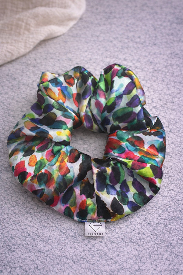χειροποιητο-scrunchie-πολυχρωμο
