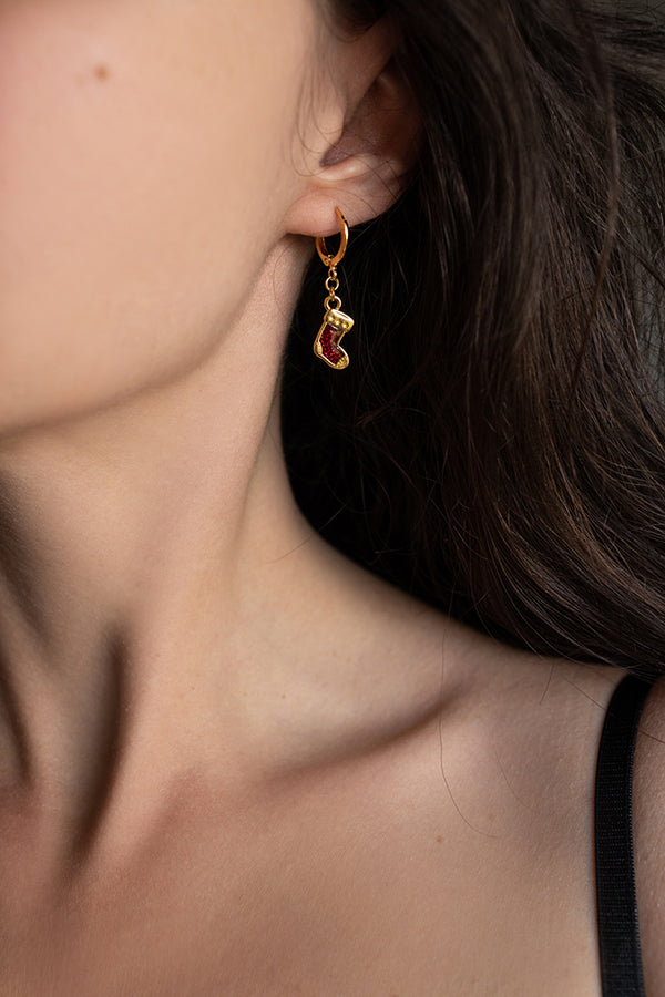 σκουλαρικια-χριστουγεννιάτικα-μπότα